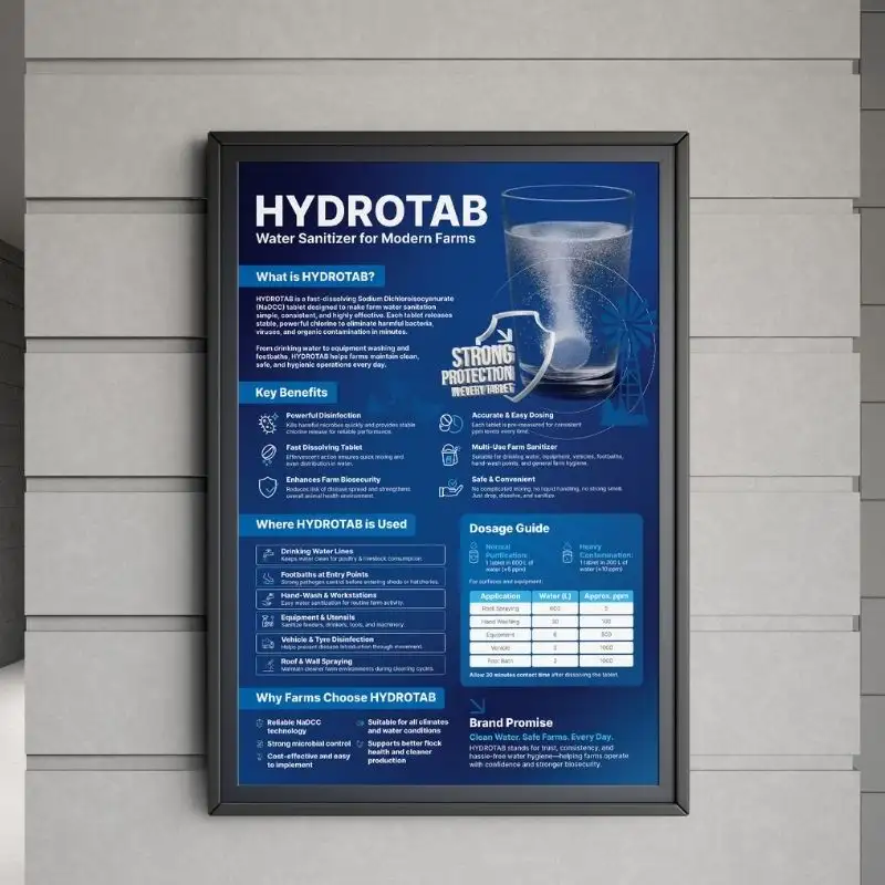 Hydrotab one Pager Design — TeddyPix design work